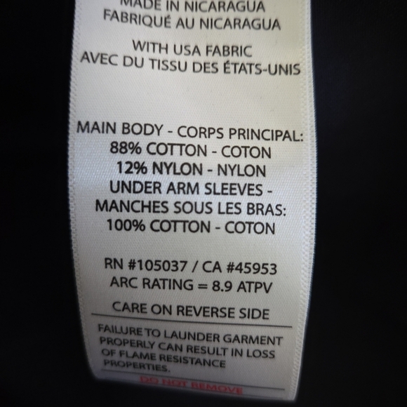 Ariat FR WORK Shirt NWT Cat 2 Osha Navy - Picture 16 of 16